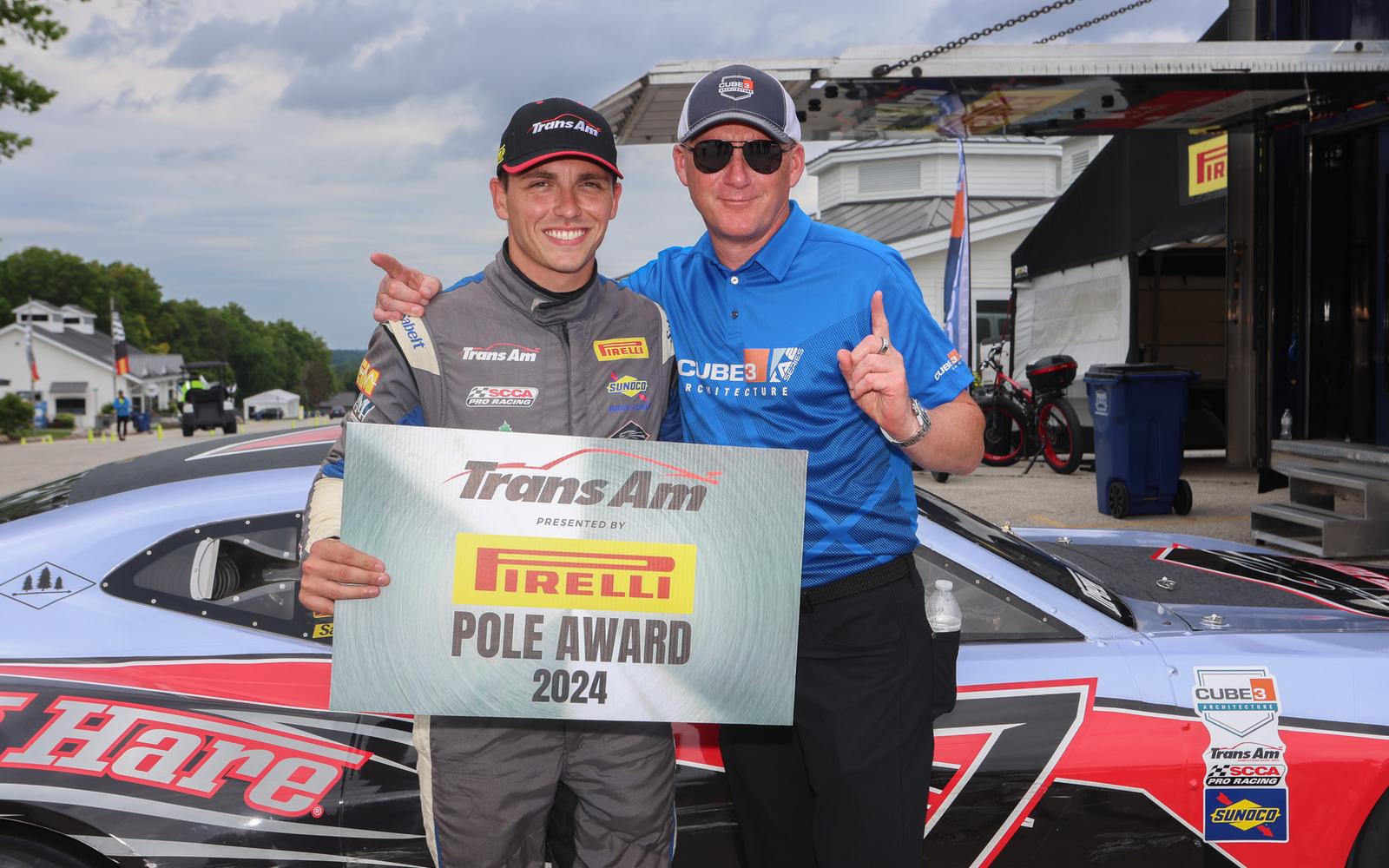 Jake Drew Earns First-Career CUBE 3 Architecture TA2 Series Pole at Road America, Sets Track Record